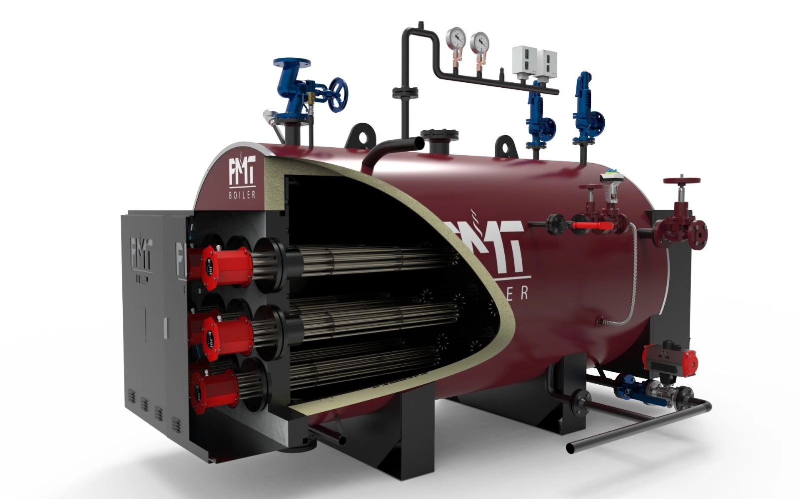 FMT Boiler Elektrikli Buhar Kazanları ile bir yanma olmadan sıfır emisyon ile sadece elektrik kullanarak yüksek verimli 