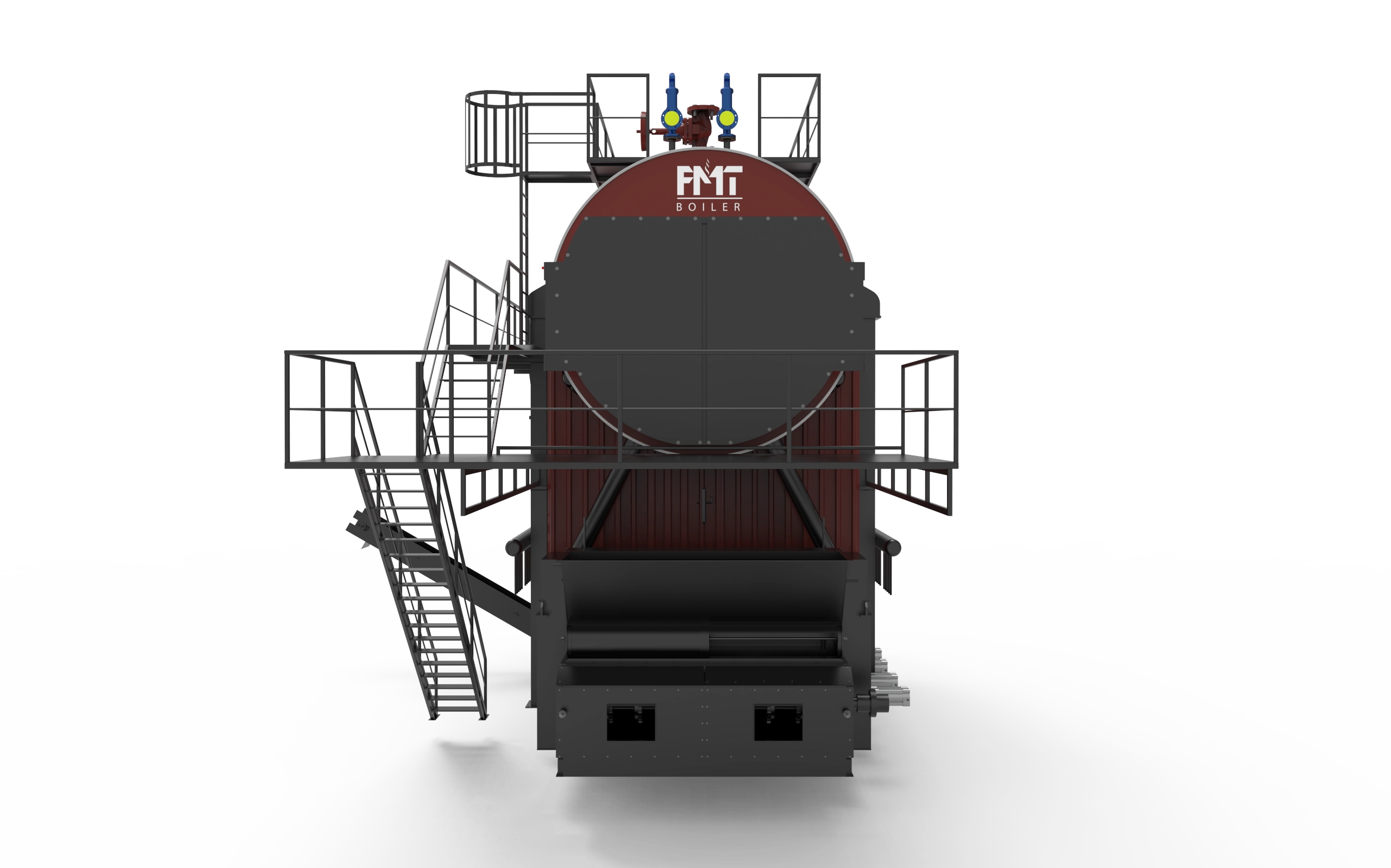 su borulu kazan, tek tamburlu kazan, chain grate stoker, döner ızgara kazan, biyokütle kazanı, su borulu buhar kazanı
